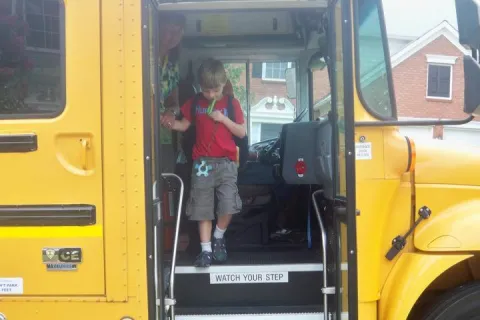 Getting your child with autism ready for the school bus 