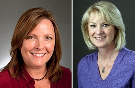 Speech-Language Pathologists Gina Blume and Donna Murray