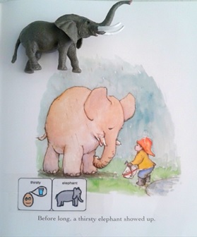 elephant drawing, nonverbal autism
