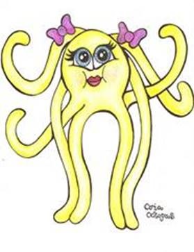 illustration of an octopus by Angel Bielinski