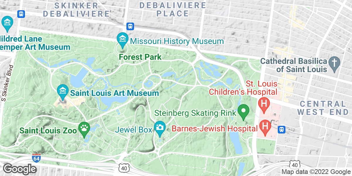 Forest Park St Louis Map