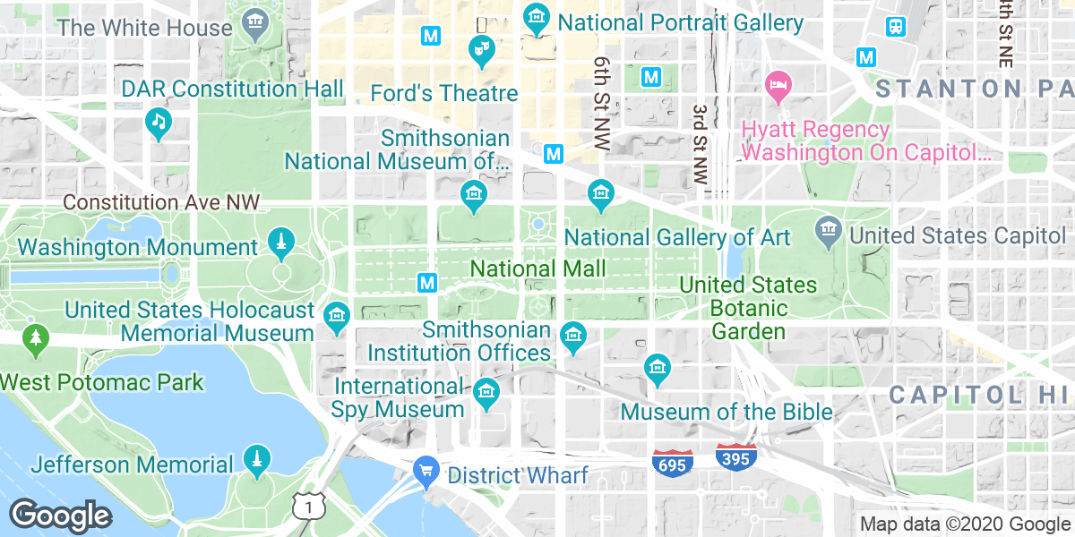 National Mall Walking Tour Map