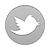 Social icon for X, formerly Twitter