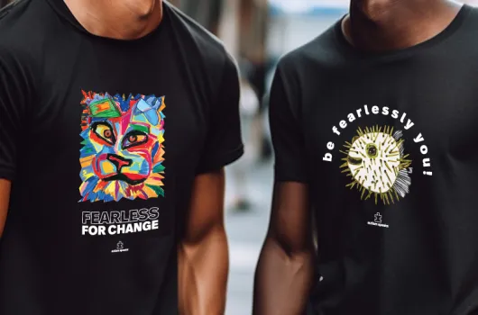 Fearless for change t-shirt designs