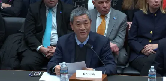 Andy Shih speaking at witness panel 