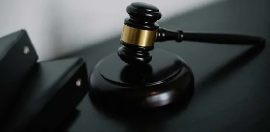 Close-up of Wooden Gavel