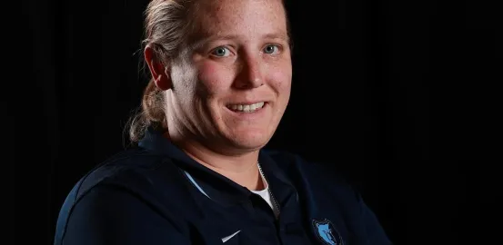 female basketball operations assistant for the NBA’s Memphis Grizzlies posing for her professional headshot