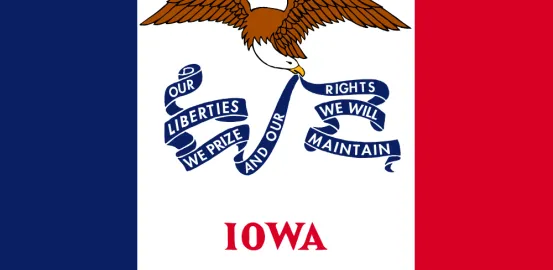 Iowa state flag