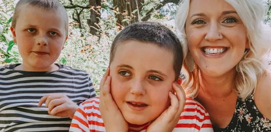 Megan H., Mother to 10-year-old son AJ and 8-year-old son Asher
