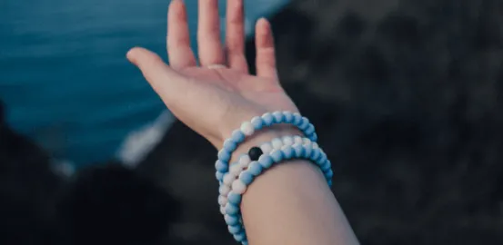 Lokai Split Blue Bracelet to Benefit Autism Speaks