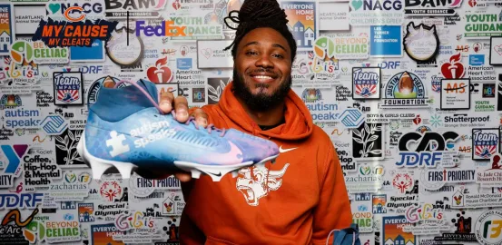 D'Onta Foreman Chicago Bears My Cause My Cleats