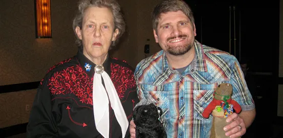 Ron Sandison and Temple Grandin