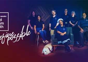 Autism Speaks World Autism Month logo with the 2026 Champions of Change