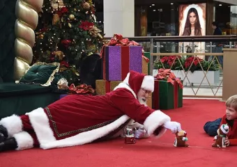 Autism friendly Santa by Autism Speaks and Cherry Hill Partners