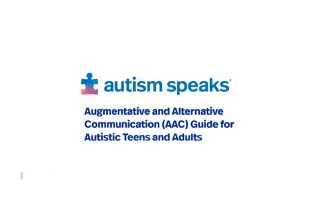 AAC Guide for Teens and Adults cover logo