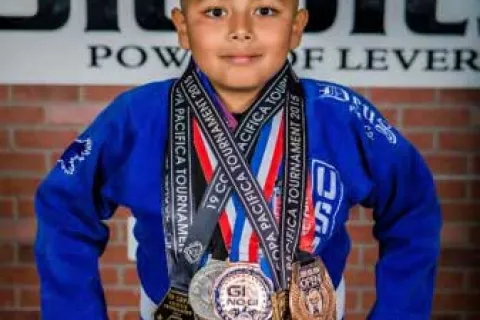 Alex during jiu-jitsu training