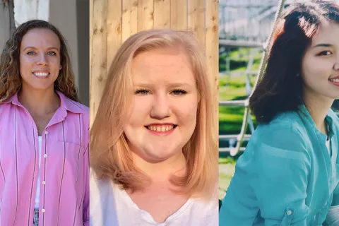 Bess Bloomer, Elizabeth Kilgallon and Jiajia Zhao
