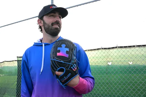 Colin Holderman with Wilson Love the Moment glove