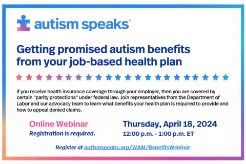 getting promised autism benefits from your job-based health plan