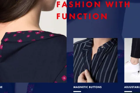Functional clothing created by Tommy Hilfiger for people with special needs