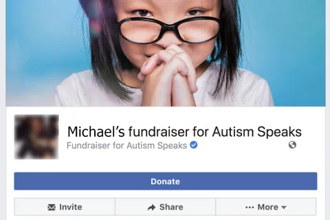 Facebook fundraiser
