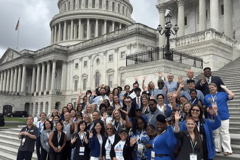 Autism advocates in Washington, D.C. for Autism Speaks' annual Advocacy Forum and Hill Day