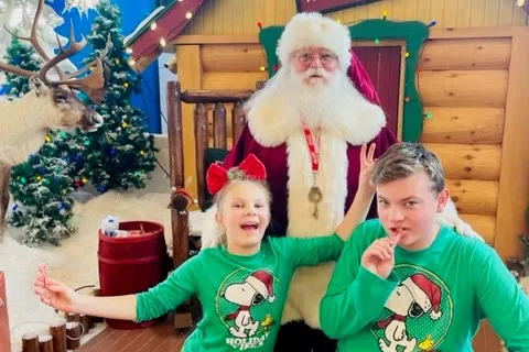 Hurley kids with autism-friendly Santa