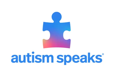 image of Autism Speaks logo with colorful puzzle piece