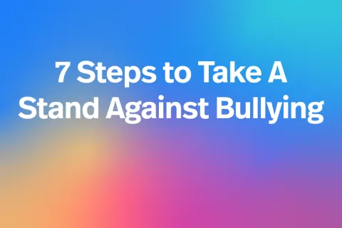 Take A Stand Against Bullying 