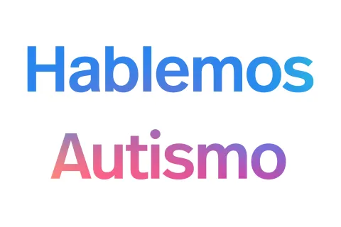 In spectrum font Hablemos Autismo logo is displayed 