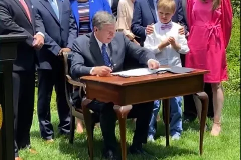 North Carolina bill signing ceremony