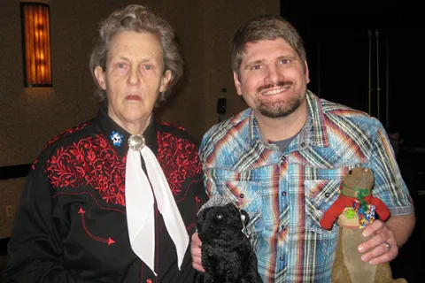 Ron Sandison and Temple Grandin