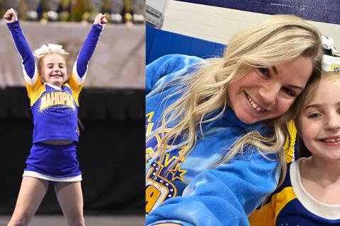 Scarlett and her mom Caitee