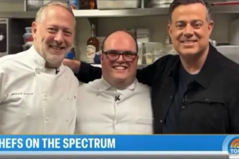 TODAY's Carson Daly features Autism Speaks' Chefs on the Spectrum with Franklin Becker and Joe Valentino