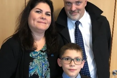 Jim Ronyak & his family