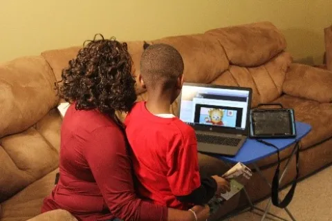 aba therapy with a child