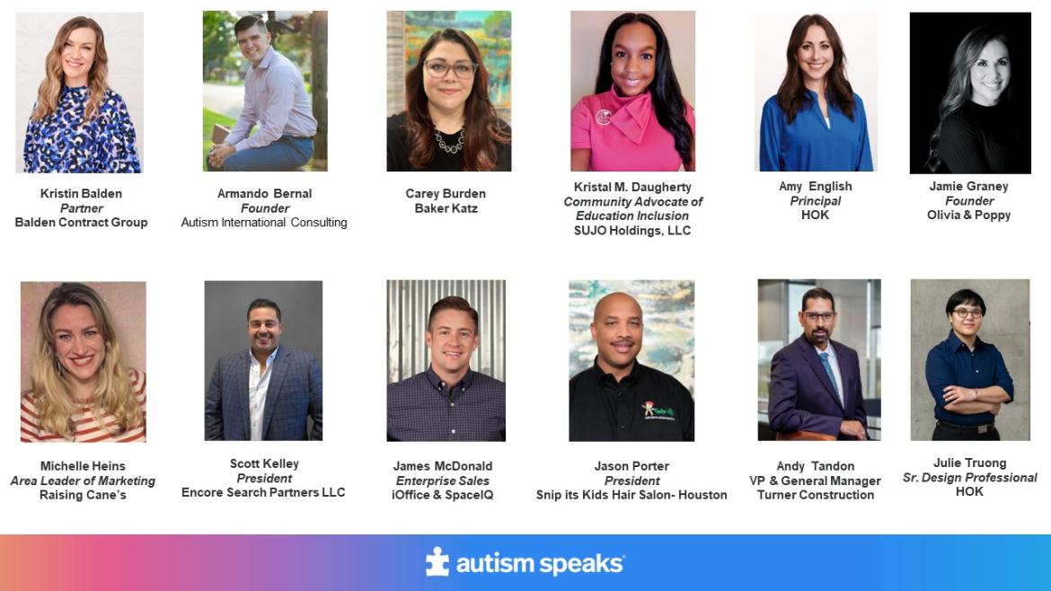 Autism Speaks Houston Executive Leadership Council Members