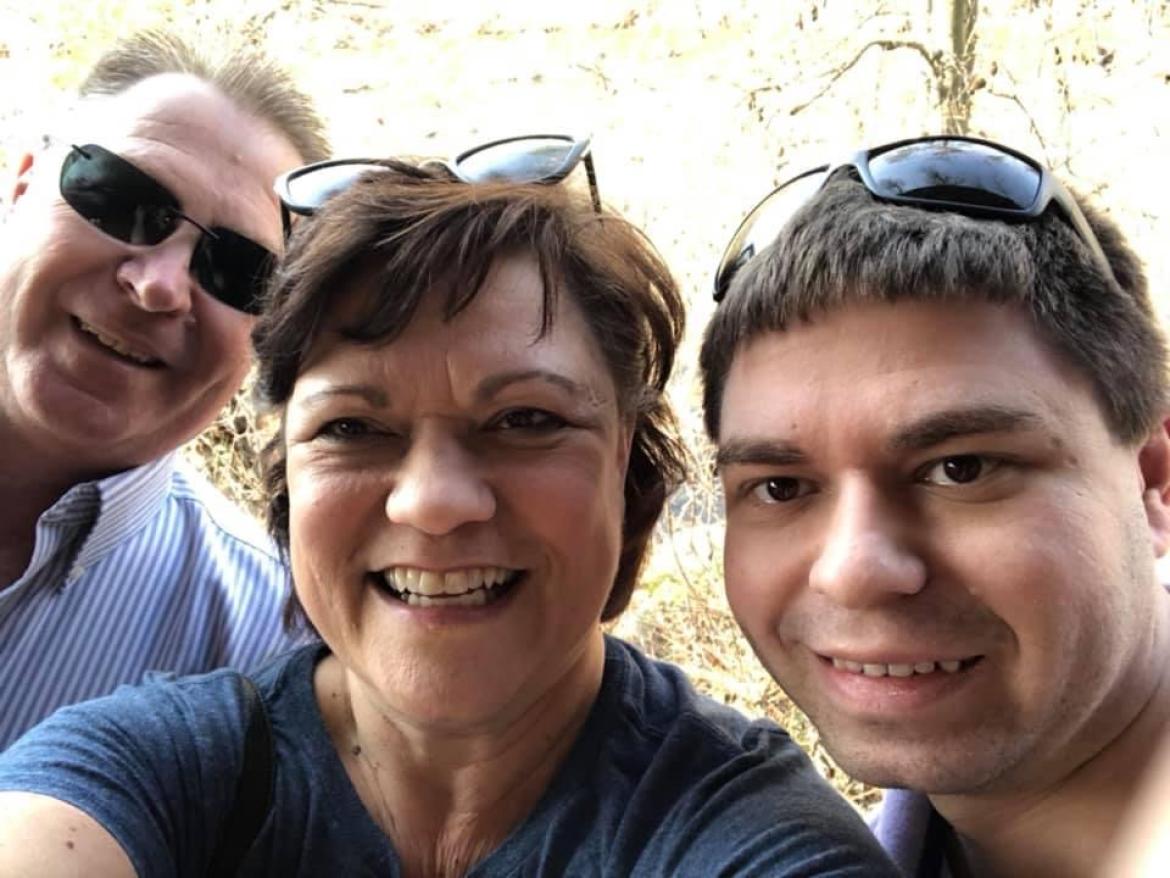 Meet Dan G., 27, and his parents, Emily and Michael 