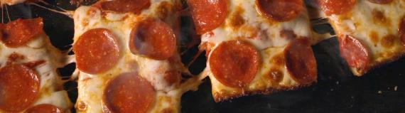 Pizza with pepperoni from Jet's Pizza