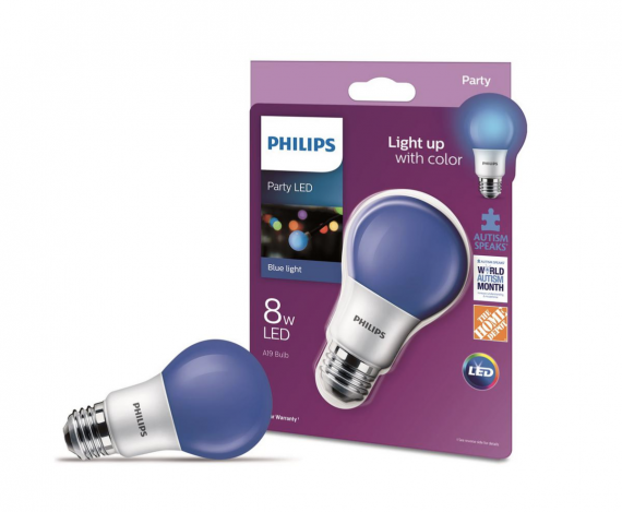 Blue Light Bulb Home Depot Philips