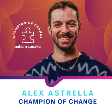 Alex Astrella's Autism Speaks Champion of Change headshot