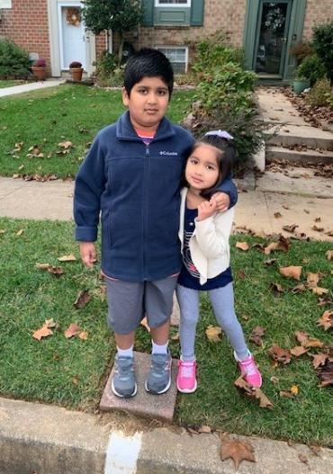 Azeem K. and his sister, Aneesa. Autism Speaks Spectrum Spotlight