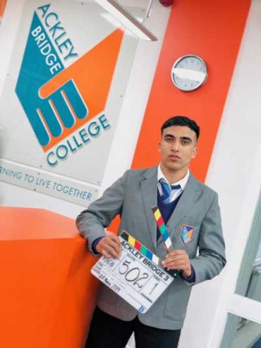 Haris at Ackley Bridge College