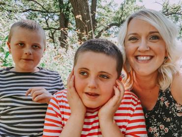 Megan H., Mother to 10-year-old son AJ and 8-year-old son Asher