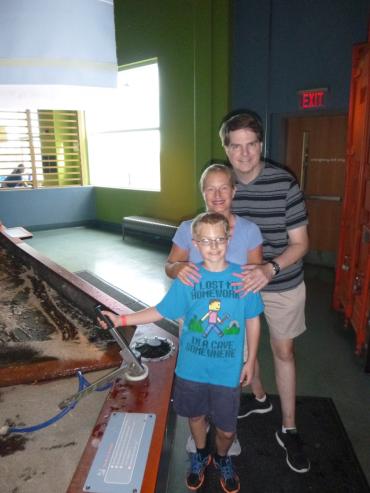 Jeff McCafferty and his wife and son