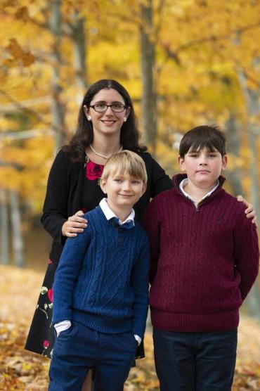 Kelly and her nephews