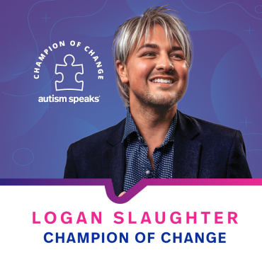 Logan Slaughter's Autism Speaks Champion of Change headshot
