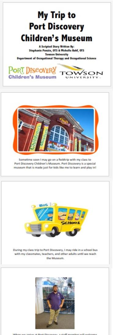 Scripted story for taking an autistic child to the museum