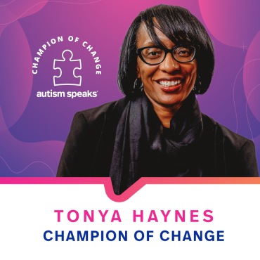 Tonya Haynes' Autism Speaks Champion of Change headshot