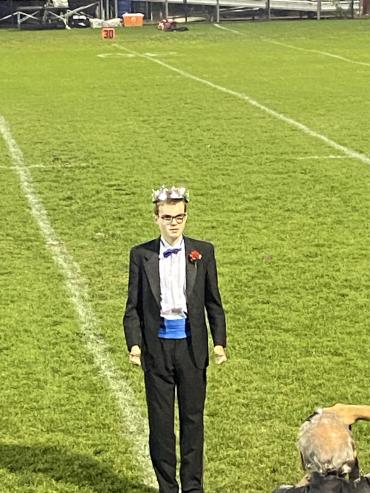 Autistic high school senior crowned homecoming king by fellow students